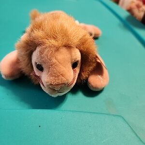 Ty Plush Lion - Brown and Cream